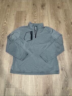 Ralph Lauren RLX Oklahoma State OSU Pistol Pete Gray 1/4 Zip Pullover